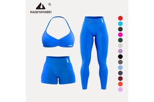 Women Seamless Impact Shorts With Sports Bra Gym Wear Fitness Gym Clothes Active Wear Gym Set