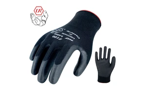 Custom Logo EN388 CE Approved General Purpose Safety Glove Polyester Pu Coated Anti-slip Breathable OEM Work Gloves
