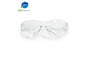 Industrial Sleek Clear Polycarbonate An-fog Anti-UV 380 Eye protection Clear Z87.1 Safety Glasses