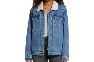 Wholesale New Style Women's Denim Jacket 100% Cotton Waterproof Reversible Winter Outerwear