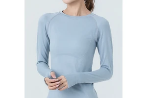 Autumn and Winter New Training Long-Sleeved Running Top Women'S Sports Yoga Top