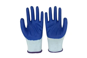 Men Acrylic Anti-static 7 oz 28cm Construction Industrial Safety Work Gloves Heavy Duty Double Coated Smooth
