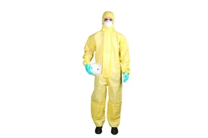 Hubei Wanli Personal Protective Equipment Chemical Protection Clean Room Disposable Coverall Hazmat Suit
