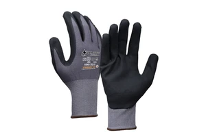 XINGYU High Flexibility Comfortable 15 Gauge Grey Nylon Spandex Garden Construction Gloves Work Nitrile Foam Safety Work Gloves