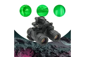 PVS31 Gen2+ Night Vision Goggles With Image Intensifier P43 FOM1400 1x Magnification Waterproof 1000m Range