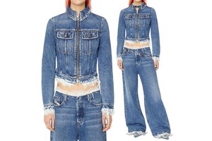 Custom Made Women's Long Stretch Denim Jacket Women Jean Jacket Cotton Blue Winter Plain denim jacket