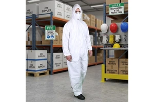 Wholesale Disposable Non Woven Coverall Type5/6 Safety Clothing Disposable Safety Workwear