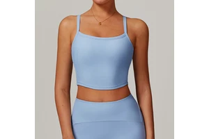 Winter Brushed Beautiful Back Gym Yoga Vest Quick-drying Fitness Top Outer Wear Running Sports Vest