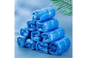 Disposable Thickened PE Blue Safety Shoe Covers Waterproof Oil-Proof and Dust-Proof Wear-Resistant for Protection