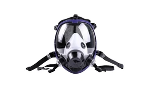 Industrial Chemical Use Silicone Body Protective Organic Harmful Gas protection Face Mask Respirator Full-face Gas Mask