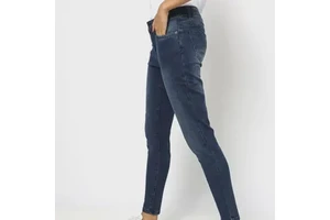 Women's Casual Regular Fit Mid Waist Straight Full Length Denim Custom Solid Color High Quality 100% Cotton Quick Dry Autumn