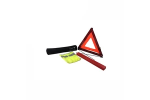 2 in 1 Auto Safety Emergency Kit Set Include Triangle,reflective Jacket