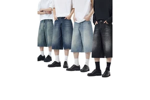 Wholesalers High-quality Brand Short Demin Pants Streetwear Track Jeans Cargo Shorts En Denim Pour Hommes for Men