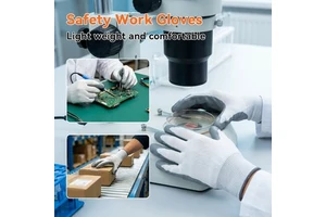 Reusable PU Coated Gloves As Disposable Alternative | Eco PU Work Gloves for Food Sorting & Packaging