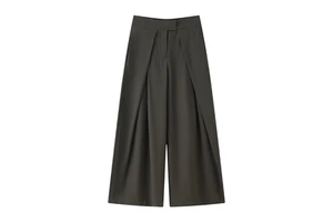 Women's High Waist Wide Leg Pants Stretchy Breathable Skin Friendly Casual Formal Wear Standard Certified Plus Size Available