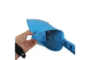 Handheld Plastic Welding Face Shield 10mm Thickness Impact Resistance Protective Mask For Strong Light Protection