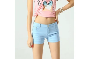 Hot Selling Breathable Cotton Women's Light Weight Denim Shorts Customizable OEM ODM Clothing Quick Dry Eco-Friendly Windproof