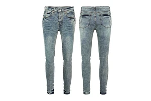 High Quality Business Trousers for Men Korean Casual Baggy Pants Vintage Dark Denim Jeans Men