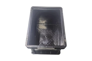 EU10 Anti-static Industry Cleanroom Black Safe Box/Antistatic Plastic Component Box/ESD Antistatic Turnover Box