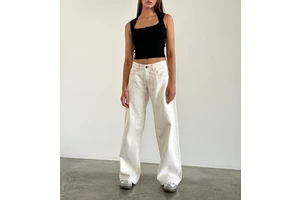 Autumn Summer New Women's Breathable Low Waist Casual Straight-leg Jeans Vintage Non-Elastic Regular Fit Denim Pants