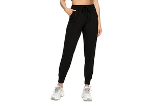 Women's Eco-Friendly Spandex/Cotton Joggers with Pockets for Yoga Workout Running-Regular Fit Lounge Pants