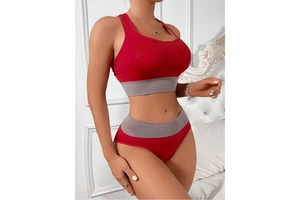 New Plus Size Customizable High Support Breathable Quick-Drying Sports Bra for Women Yoga Gym Workout Fitness Front Logo