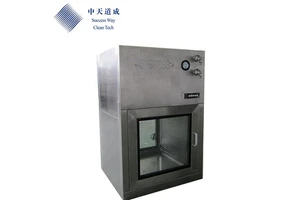 Factory Price New Modular Clean Room Dynamic Pass Box with 304 Stainless Steel Easy to Clean CE Certified