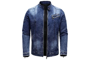 Best Men's Denim Jacket Stylish Winter Washed Light Wholesale Jeans Jackets Fashion Street Wear Unique Hip Hop Denim Jacket