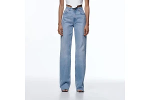 China Customized Premium High Waist Women Denim Ladies Straight Boyfriend Jeans