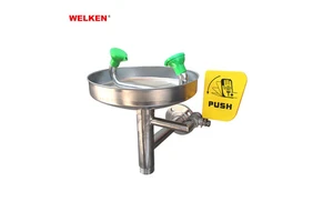 Professional Quality Emergency Eye Wash Safety Wall Mounted Eyewash Station Shower Eyewash