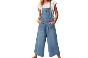 Wholesale Women Denim Jeans Pants Maternity Pants Overalls Girls Suspender Jeans Strap Denim Jumpsuit Women 2024