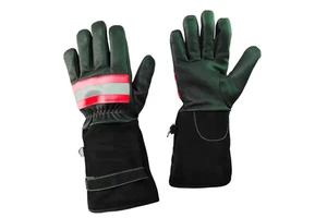 Wholesale Firefighter Fire Fighting Waterproof Anti-Cut Kevlar Elastic Wristlet 10 Inch Protective Safety Gloves