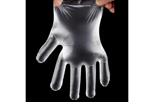 Custom Brand Disposable Gloves Oil Resistant Food Grade PE with Hygienic Individual Seals Restaurant Use