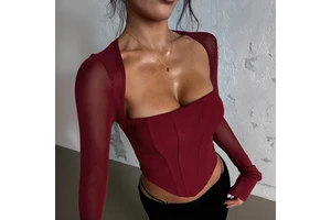 Wholesale Leisure Tight Long-sleeved Top Zipper Style Yoga Top for Autumn