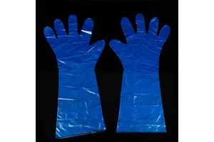 alibaba China Supplier Waterproof Disposable Plastic Arm Length Gloves