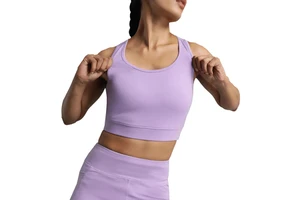 New Arrivals Women Yoga Gym Sports Bra Custom Logo Deep O Seamless Sports Yoga Bra for Women