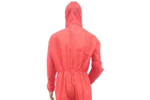 Junlong Disposable Cleanroom Coveralls Type 5/6 Waterproof Anti-cut Anti-static Breathable Lightweight Microporous Material