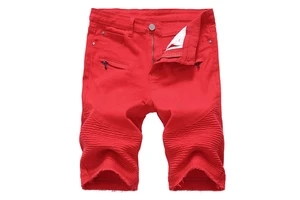 New Design Best Selling Denim Shorts For Adults Men Breathable & Comfortable Casual Wear Plain Design Denim Shorts