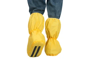 Type 3 Personal Protective Chemical Anti-Skid Boot Cover Disposable PVC Sole Safety Shoe Cover Acid & Chemical Resistant PP+ PE