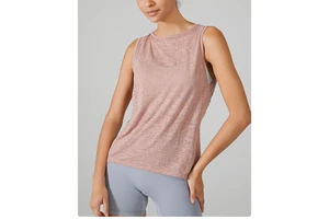 Breathable Cover up Yoga Top Summer Thin Fitness Yoga Cloths Women Quick Drying Sleeveless Loose Sports Top