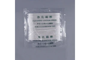 Cleanroom Cleaning Cotton Swab, Lint-Free Industrial Purification Swabs for Electronics/Optics Precision Cleaning in Clean Room