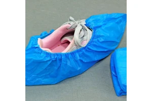 Disposable Hand-made Shoecover Plastic CPE Shoe Covers Anti-skid Thickening Wear-resistant Waterproof Shoe Cover