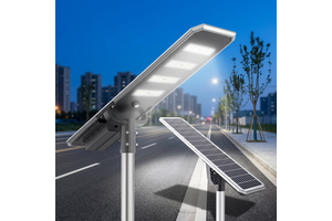 IP66 High Lumen 80W 100W 120W Solar Powered Outdoor Street Light for Roadway and Parking Lot Lighting