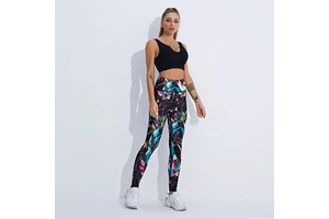 Custom Plus Size Printed Yoga Pants Women Push up Professional Running Fitness Gym Sport Yoga Leggings Tight Trouser