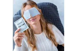 Custom Logo Lutein Hyaluronic Acid Eye Patches For Soothing Eye Fatigue Disposable Hot Compress Steam Eye Mask Manufacturer