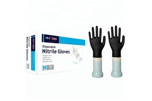 Biodegradable Nitrile Glovee Malaysia Textured Powder Free Nitrile Disposable Glovees Wholesaler Medical Examination