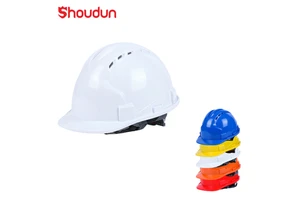High Quality Industrial Work Engineering Hard Hat Construction Three-Rib Safety Helmet Head Protective Hard