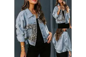 Women's Denim Jean Jacket for Autumn Season