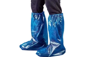 Disposable Transparent PE Boot Cover Anti-slip Waterproof Rain Overshoes