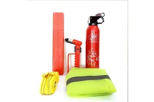 Portable Mini Fire Extinguisher Set Multi-Functional Safety Hammer Vehicle Emergency Tool Kit for Cars Roadway Safety Product